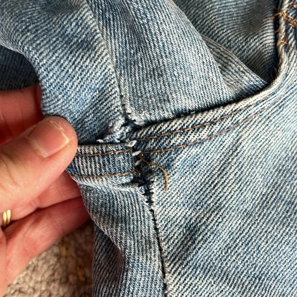 Rustler Vintage Jean Shorts Mens 34 Denim